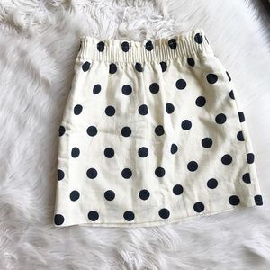 J. Crew Factory Skirts - J. Crew Factory Sidewalk Mini Skirt Polka Dot J. Crew Factory Skirts - J. Crew Factory Sidewalk Mini Skirt Polka Dot